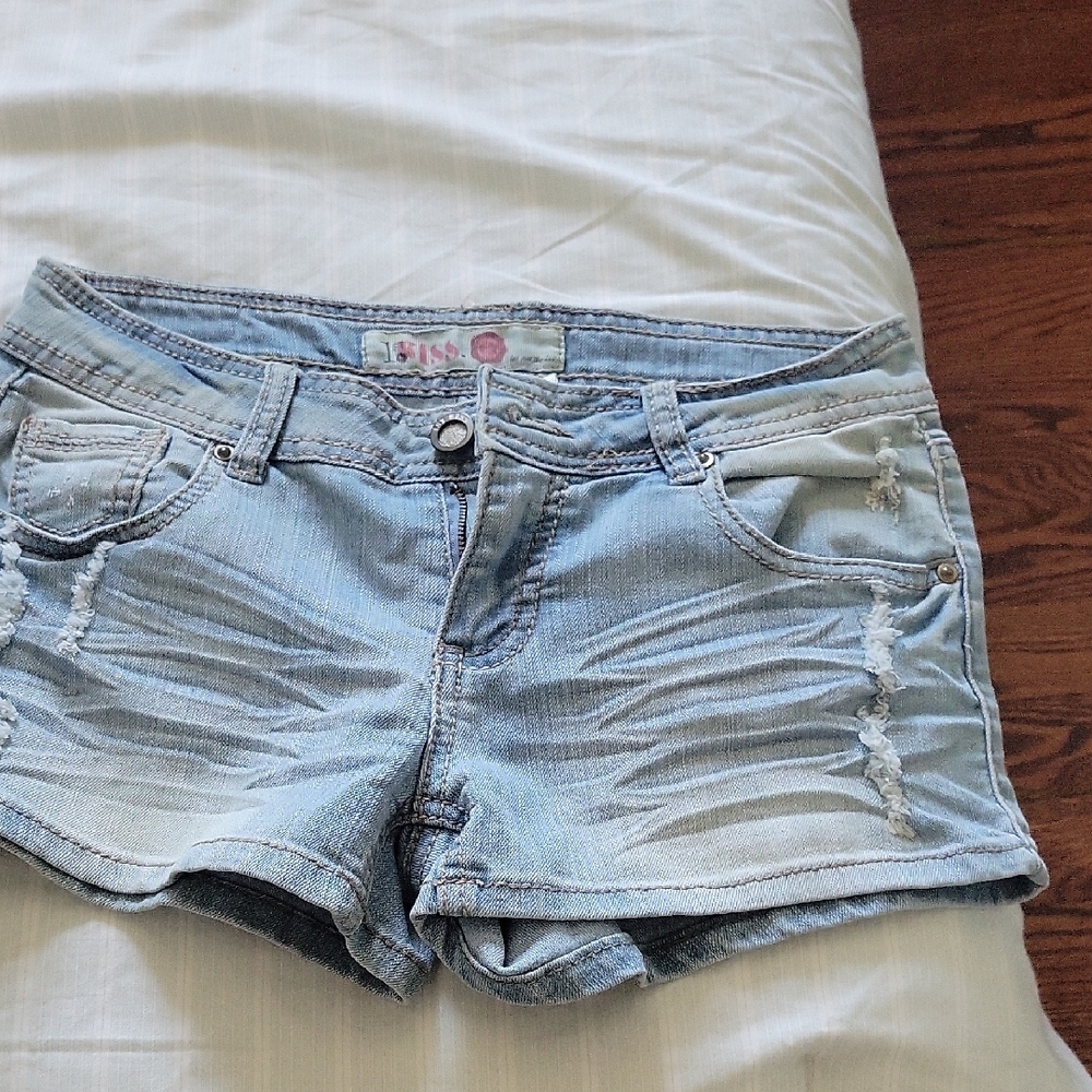 Bliss Light Blue Denim Women's Shorts